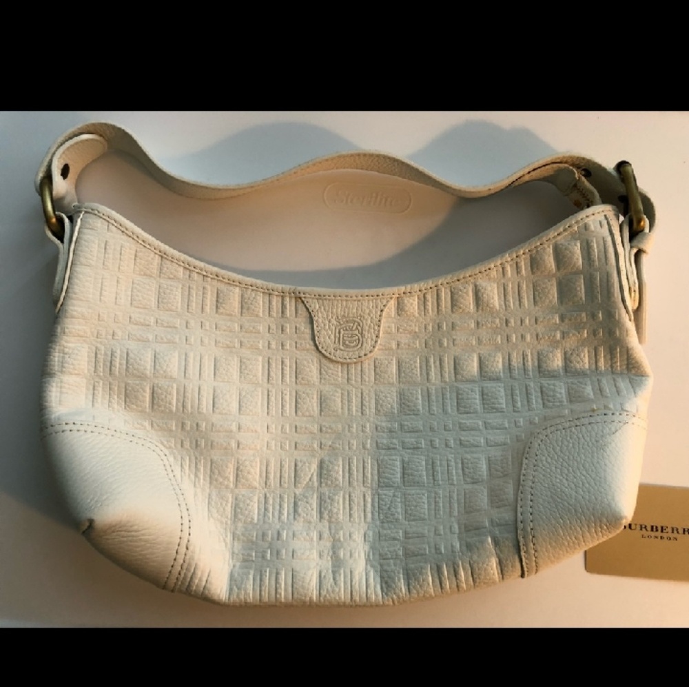Authentic Burberry white purse